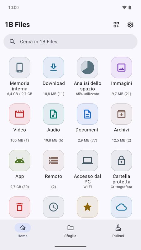 1B Files: Tutto il telefono a colpo d'occhio