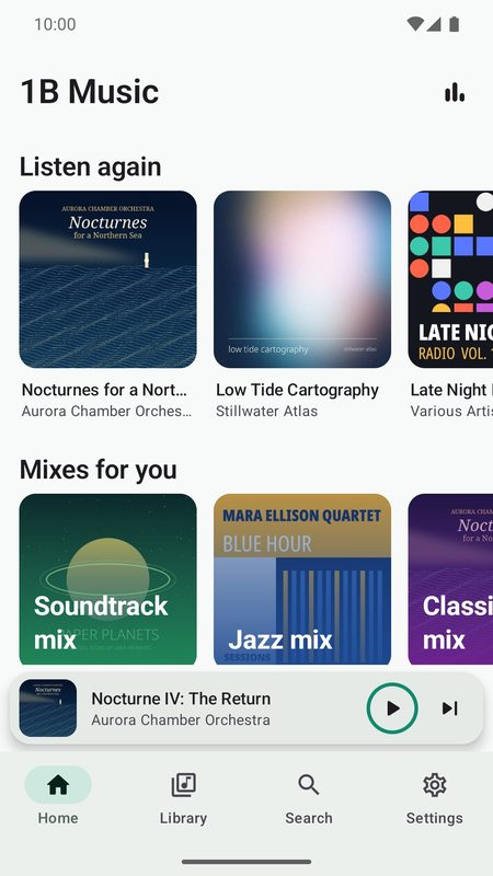 1B Music: Home: da riascoltare, mix e ascolti recenti