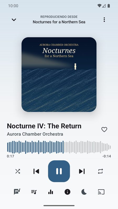 1B Music: Reproduciendo, con los colores de la portada