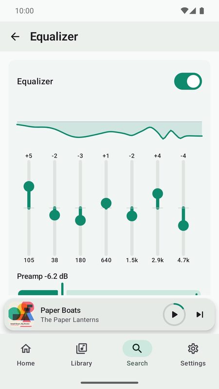 1B Music: Equalizzatore parametrico con profili AutoEQ