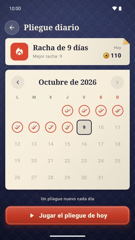 1B Fold: Pliegue diario