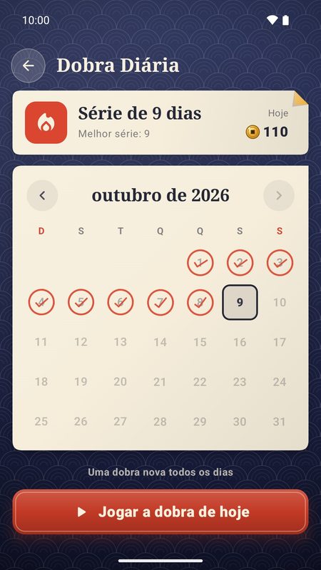 1B Fold: Dobra diária