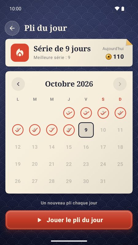 1B Fold: Pli du jour