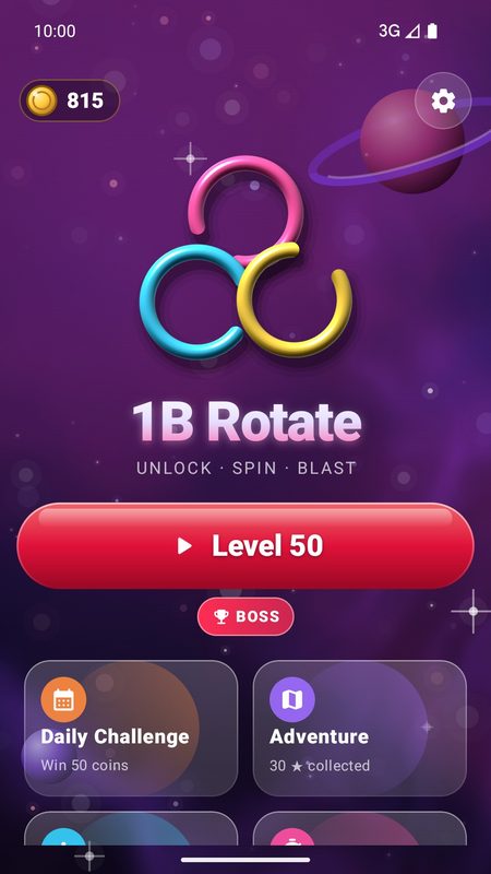 1B Rotate: Ecranul de pornire