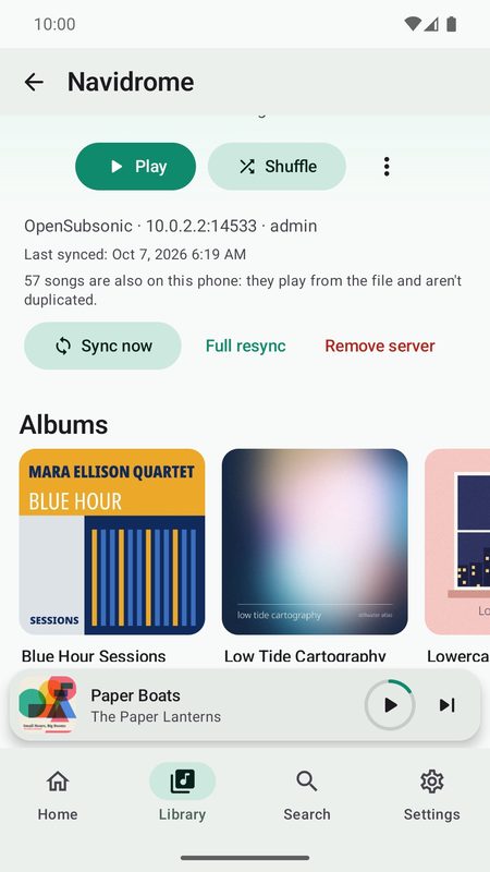 1B Music: Il tuo server Navidrome, Jellyfin o Plex