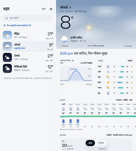 1B Weather: खुला हुआ: एक तरफ़ आपकी जगहें, दूसरी तरफ़ पूर्वानुमान