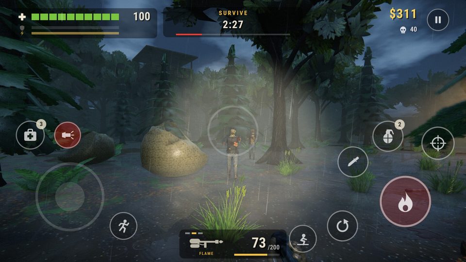 1B Zombie Hunter: Accampamento nel bosco