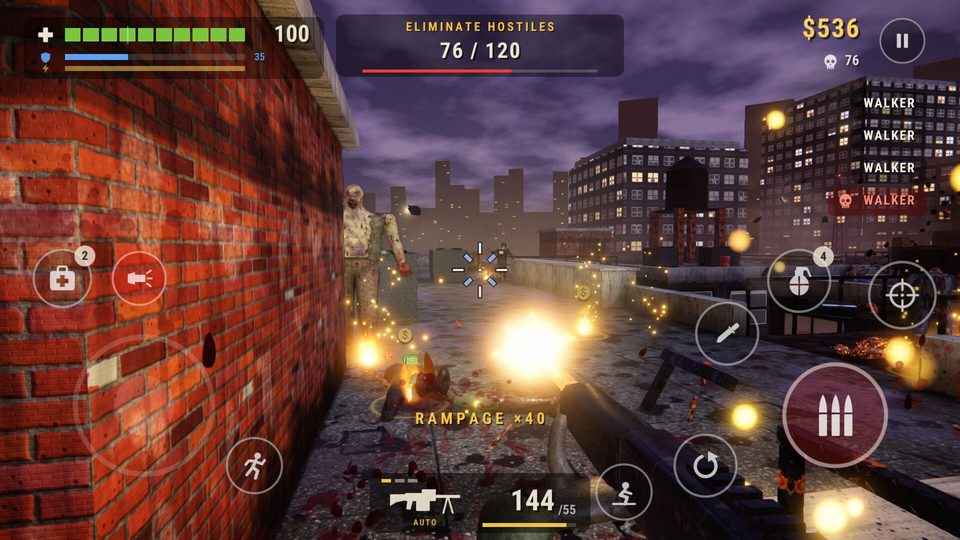 1B Zombie Hunter: Tetti di notte