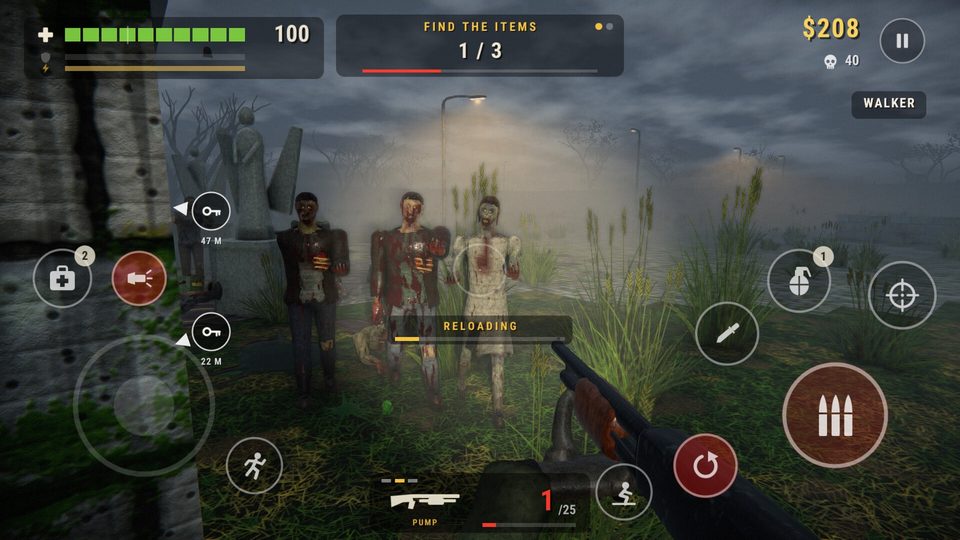 1B Zombie Hunter: Cimitero